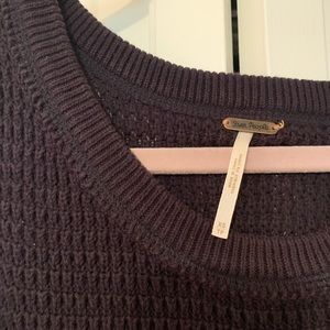 Free People Open Shoulder Sweater
